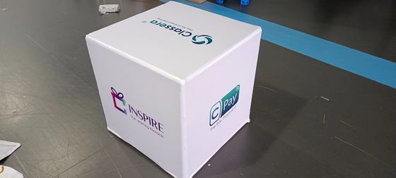 لافتة معلقة للمعرض التجاري مقاس 31 × 24 بوصة لافتات معلقة على الوجهين