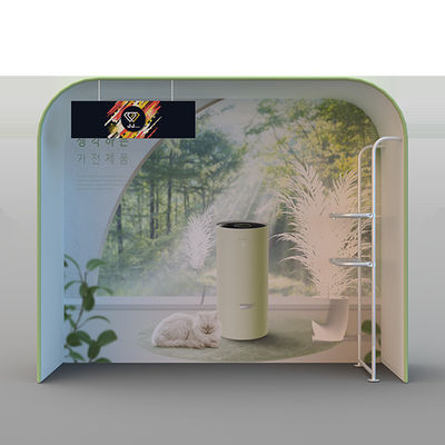 12ft 3D Backwalls معرض خلفية حامل لافتات عرض خفيفة الوزن 10x20