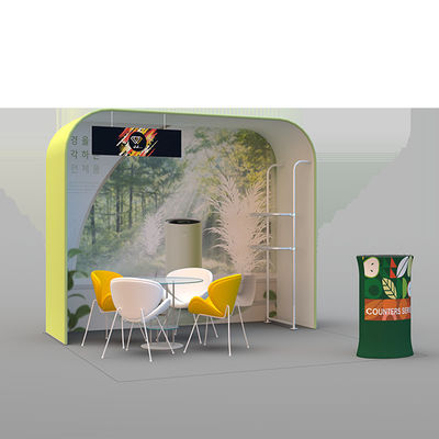 12ft 3D Backwalls معرض خلفية حامل لافتات عرض خفيفة الوزن 10x20