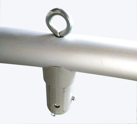 EZ Sky Tube Pinwheel Trade Show لافتات معلقة من ممر علوي 48Ibs