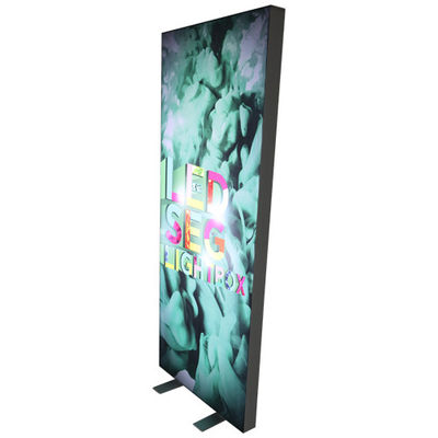 النسيج فرملس SEG ضوء مربع الألومنيوم الإطار أدى ضوء مربع 800x2000x80mm