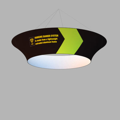 60in X 48in Pop Up Exhibition Display مثلث معلق لافتة كشك معرض